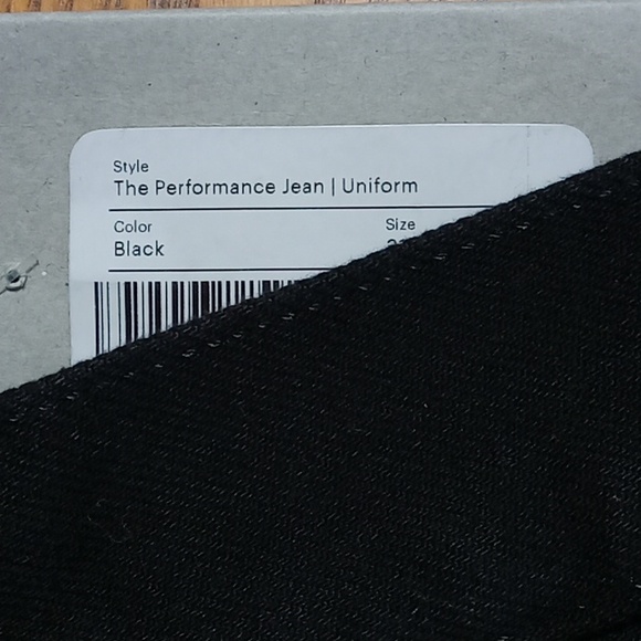 EVERLANE MEN'S Jeans DENIM Pants New Performance Uniform Black 31 x 34 Skinny - Picture 7 of 9